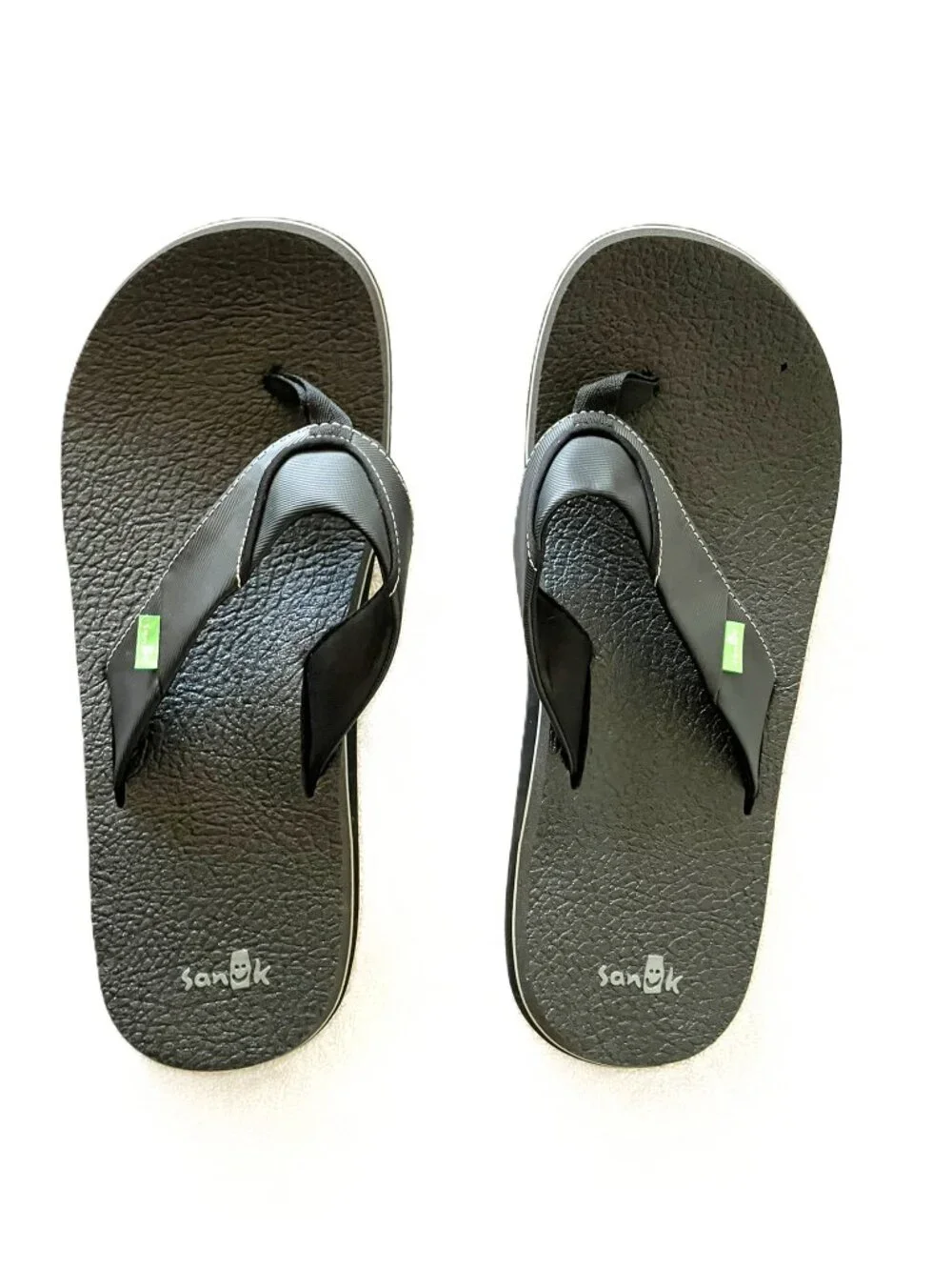 Sanuk Beer Cozy 2 Men’s Size 13 Flip Flops Sandals - Black